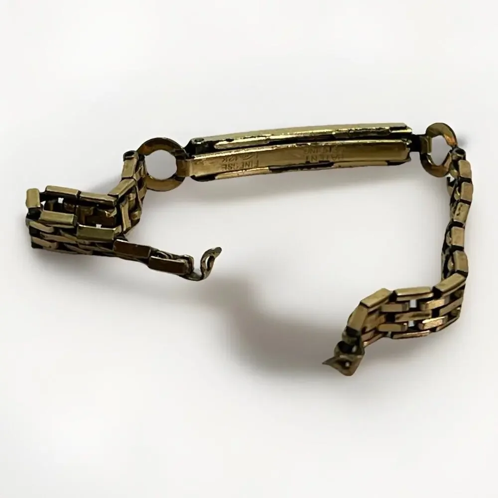 12k Gold-Filled 1960s Vintage Watch Band USA Made- FINESSE 1/20th 12K GF Womens